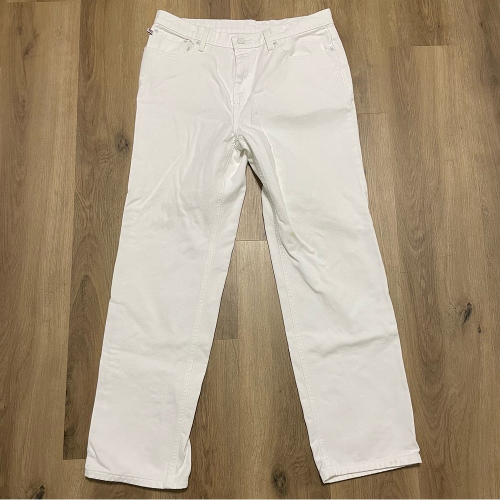 Polo by Ralph Lauren White Saturday Straight Leg Denim Jeans in Size 12